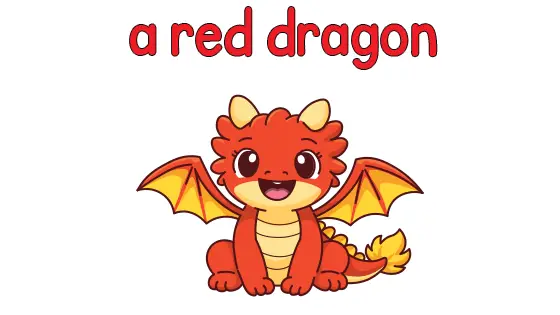 A Red Dragon Printable