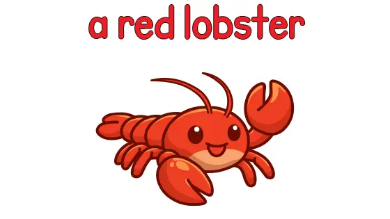 A Red Lobster Printable