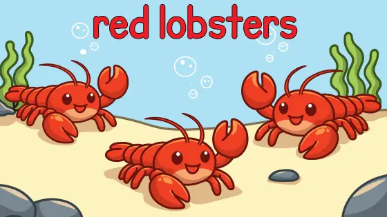 Red Lobsters Printable