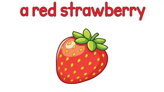 A Red Strawberry Printable