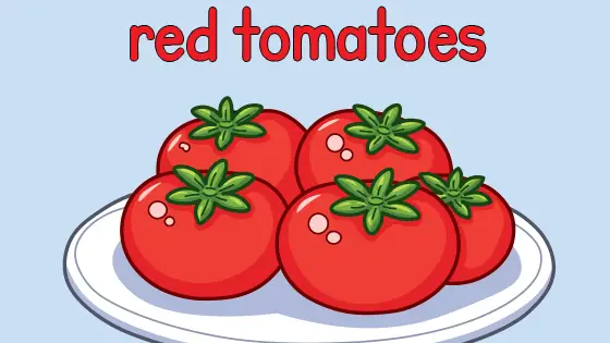 Red Tomatoes Printable