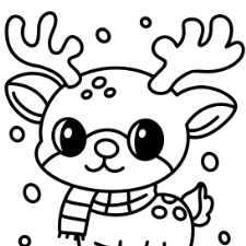 Reindeer Coloring Page