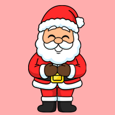 Relaxed Santa Printable