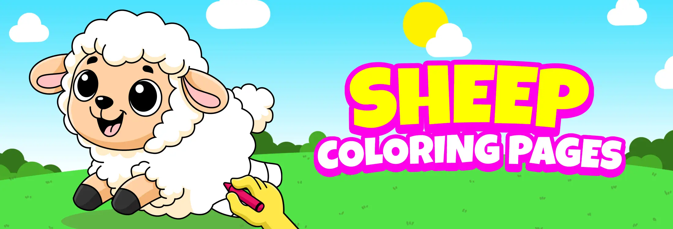 Sheep Coloring Pages