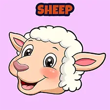 Sheep Coloring Page For Kids