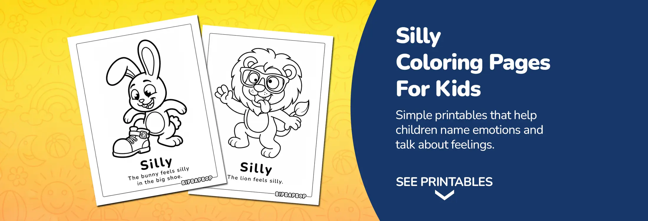 Silly Emotion Coloring Pages