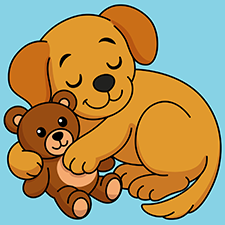 Sleeping Dog Printable