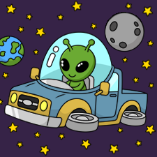 Space Truck Printable