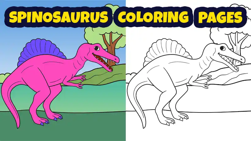 spinosaurus coloring sheets