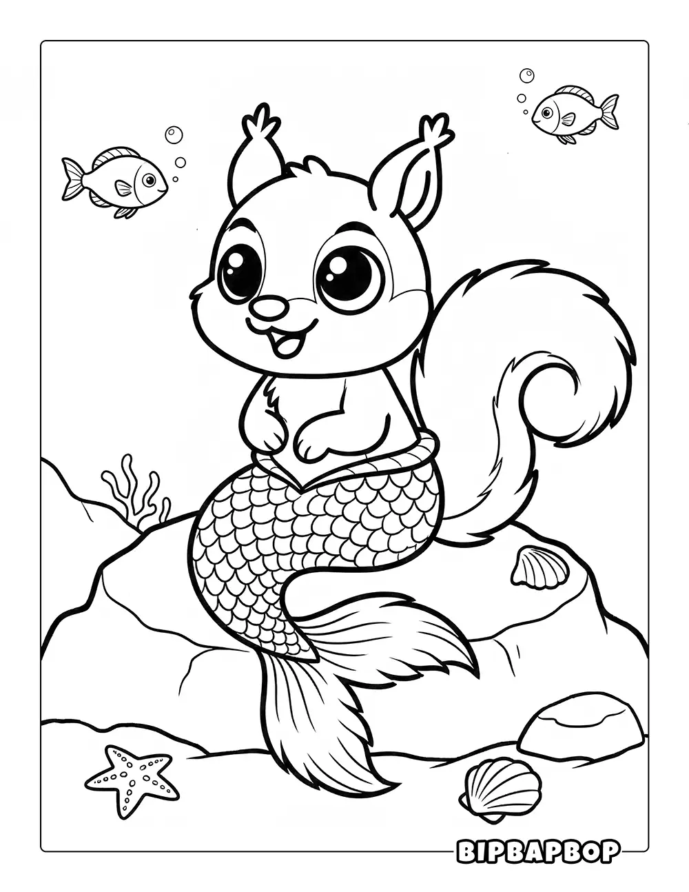 Bear Candy Cane Coloring Page