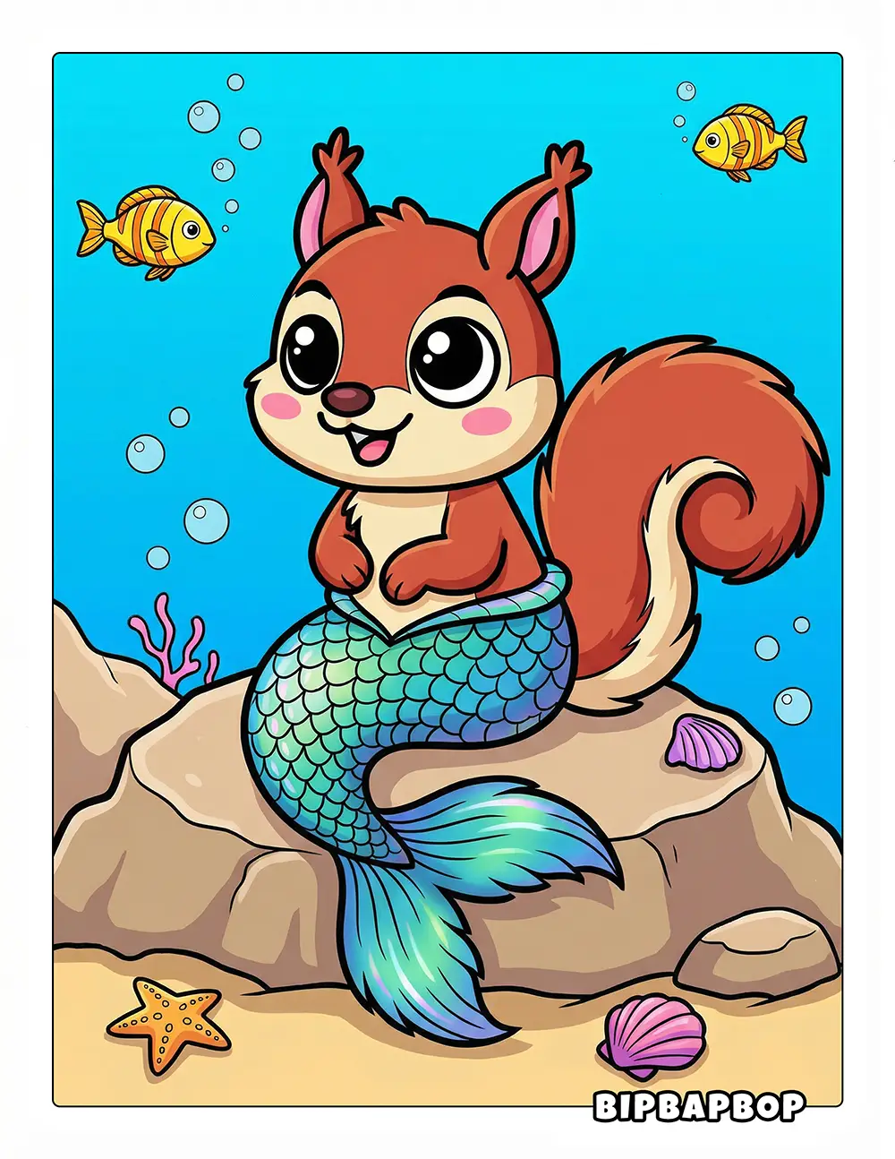 Bear Candy Cane Printable