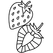 Strawberry Coloring Page