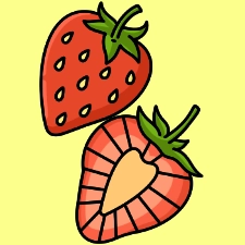 Strawberry Coloring Page