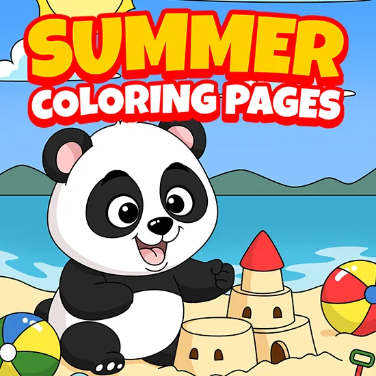 Summer coloring pages