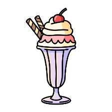 Sundae Coloring Page