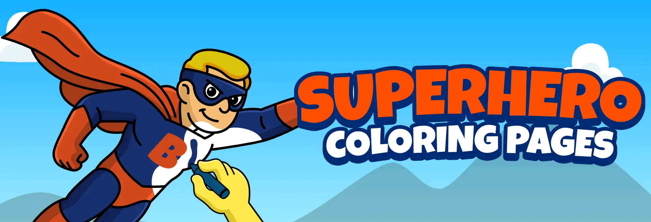 Superhero Coloring Pages