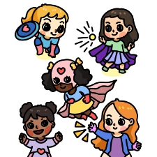 Superhero Girls Coloring Page