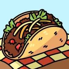 Taco Coloring Page