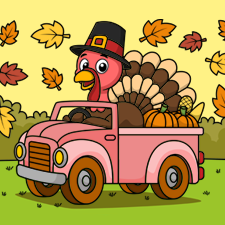 Thanks Giving Truck Printable