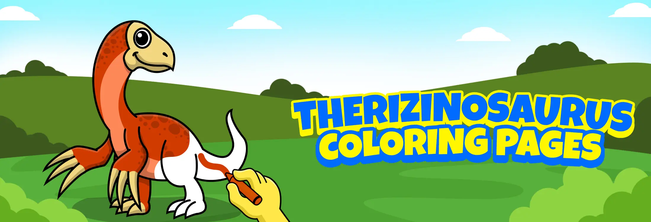Therizinosaurus Coloring Pages