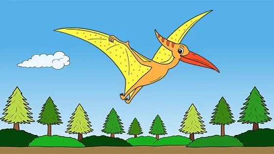 Top Pterodactyl Coloring Sheets Free PDF Download Color
