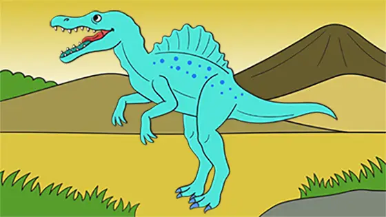 Top Spinosaurus Dinosaur Coloring Sheets Free PDF Download Color Example