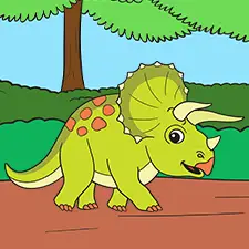 Cute Triceratops Picture