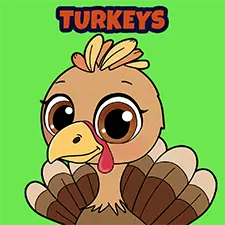 Turkey Coloring Page For Kids