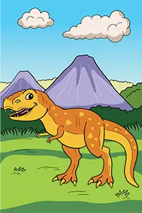 Tyrannosaurus Rex Coloring Page Color