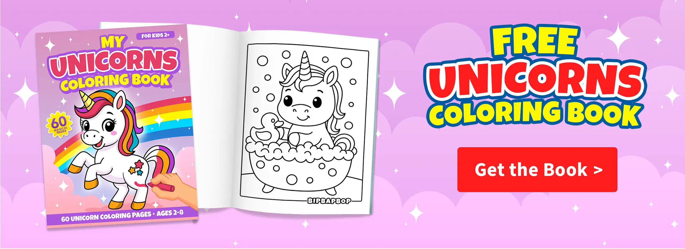 Free Unicorns Coloring Book