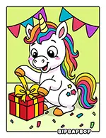 unicorn opening present
