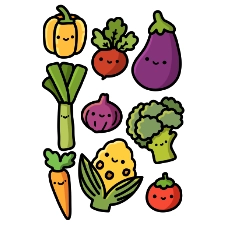 Vegetable Collection Coloring Page