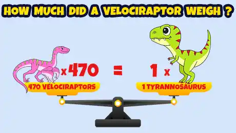 Velociraptor vs. T-Rex Weight Comparison