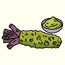 Wasabi Coloring Page