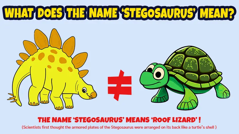 what does the name stegosaurus mean