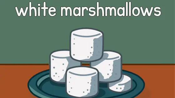 White Marshmallows Printable