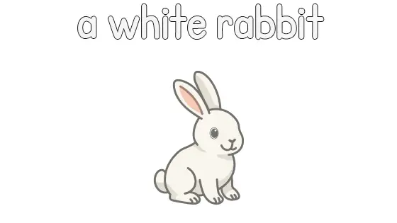 A White Rabbit Printable