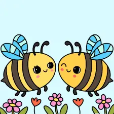 Will You Bee Mine? Coloring Page