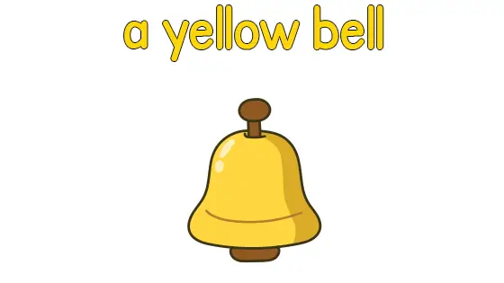 A Yellow Bell Coloring Page