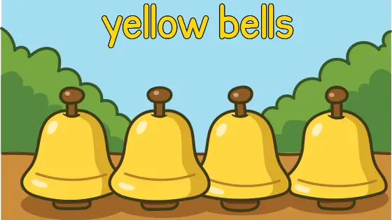 Yellow Bells Coloring Page