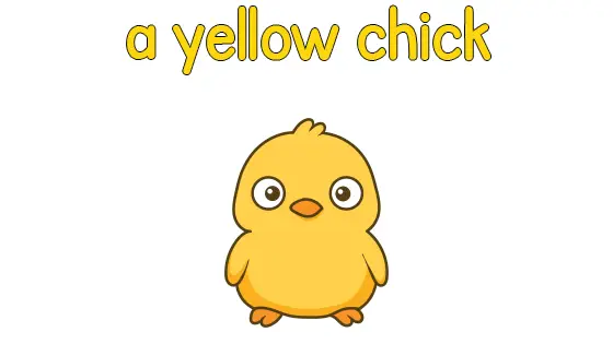 A Yellow Chick Coloring Page
