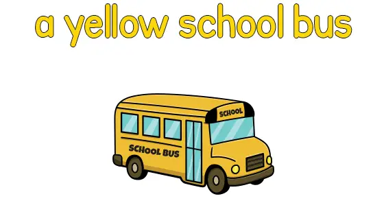 A Yellow School Bus Coloring Page