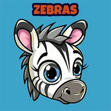 Zebra Colouring Pages